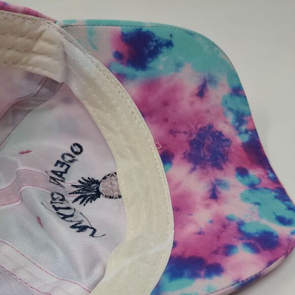 Lucky 7 USA Women's Strapback Hat Multicolor Tie Dye Embroidered Ocean City NJ - Picture 9 of 11